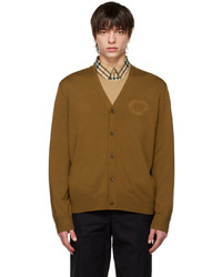 Tobacco Embroidered Cardigan