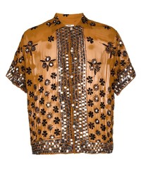 Bode Embellished Short Sleeved Shirt