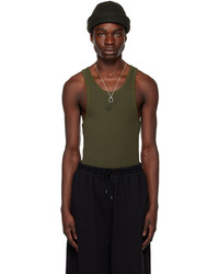 Tobacco Embroidered Tank