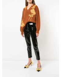 Christopher Kane Floral Embroidered Sweater