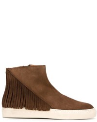 Buttero Fringed Ankle Boots