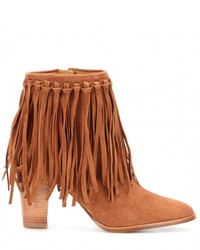 Polo Ralph Lauren Sandrine Fringed Suede Ankle Boots