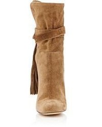 Chloé Suede Ankle Boots Brown