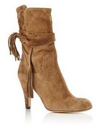 Chloé Suede Ankle Boots Brown