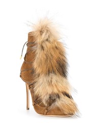 Dsquared2 Faux Fur Embellished Boots