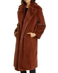 BA&SH Fibie Faux Fur Coat