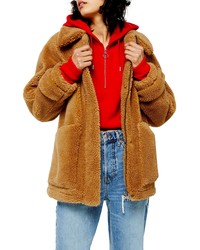 Topshop Fleece Jacket