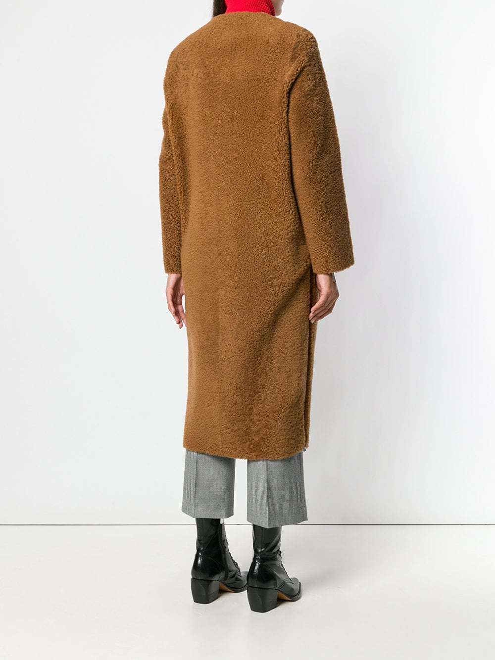 Inès & Marèchal Ins Marchal Single Breasted Shearling Coat, $1,960 ...