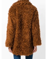 Pinko Oversized Faux Fur Coat