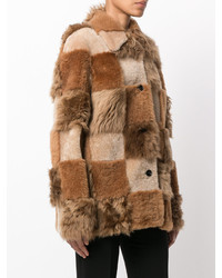 Marni Patchwork Fur Coat