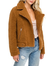 ASTR the Label Brooklyn High Pile Fleece Jacket
