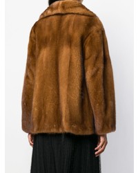 Blancha Fur Zipped Coat