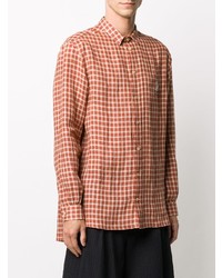 Gucci Cat Patch Checked Shirt
