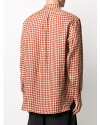 Gucci Cat Patch Checked Shirt