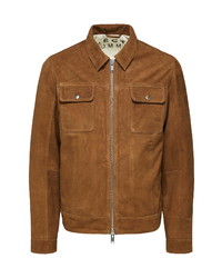 Selected Homme Iconic Blouson Suede Jacket