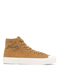 PS Paul Smith Logo Embroidered Corduroy Sneakers