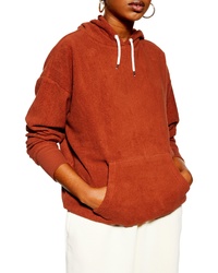 Topshop Bobbly Textured Hoodie