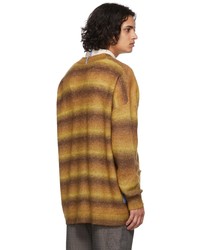 McQ Brown Mohair Oversized Cardigan