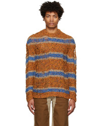 Andersson Bell Orange Blue Bothnia Stripe Sweater