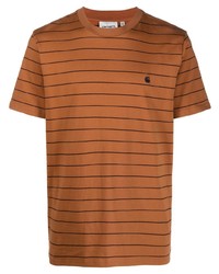 Carhartt WIP Striped Cotton T Shirt