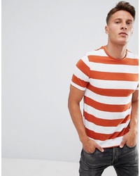 ONLY & SONS Striped T Shirt With Stepped Hem