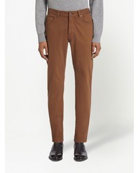 Zegna Gart Dyed Tapered Trousers