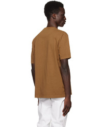 Ps By Paul Smith Brown Happy T Shirt
