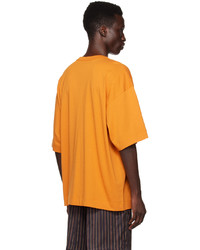 Dries Van Noten Yellow Crewneck T Shirt