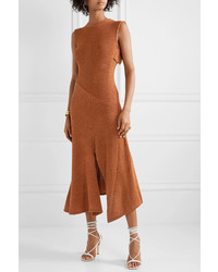 Chloé Cape Effect Knitted Midi Dress