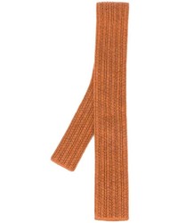 Tobacco Knit Wool Tie