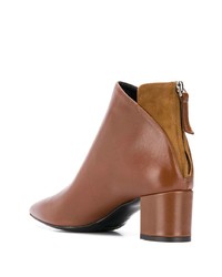 Albano Contrasting Panel Ankle Boots