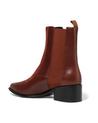 Loewe Leather And Suede Chelsea Boots