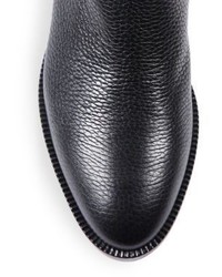 Valentino Garavani Rockstud Leather Ankle Booties