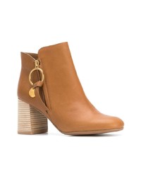 See by Chloe See By Chlo Stacked Heel Ankle Boots