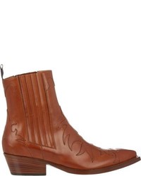 Sartore Western Ankle Boots Brown
