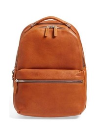 Tobacco Leather Backpack