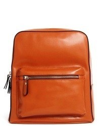 Asos Clean Backpack With Adjustable Straps Brown