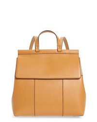 Women's Tobacco Leather Backpacks by Tory Burch | Lookastic