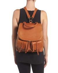 Sole Society Dixon Faux Leather Backpack Brown