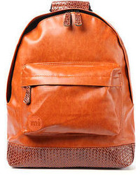Mi Pac The Prime Backpack In Tan Weave