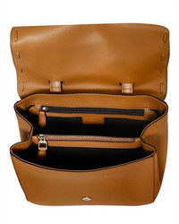 Max Mara Bobag Leather Top Handle Bag W Tassels