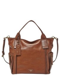 Fossil Emerson Leather Satchel