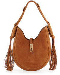 Altuzarra Ghianda Small Leather Hobo Bag Teak