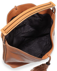 Rebecca Minkoff Isobel Leather Hobo Bag Almond