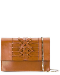 Casadei Lattice Detail Shoulder Bag