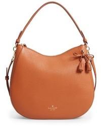 Kate Spade New York Hayes Street Aiden Leather Hobo Brown