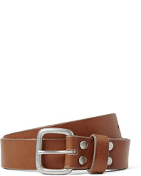 J.Crew 25cm Brown Brody Washed Leather Belt