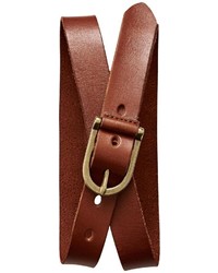 Banana Republic Women's Heritage Leather Belt Bag Cognac Brown One Size