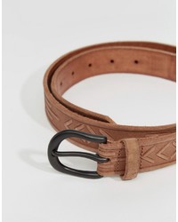 Asos Brand Handcarved Leather Belt