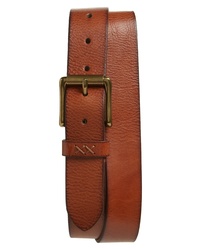 Frye Flat Panel Leather Belt